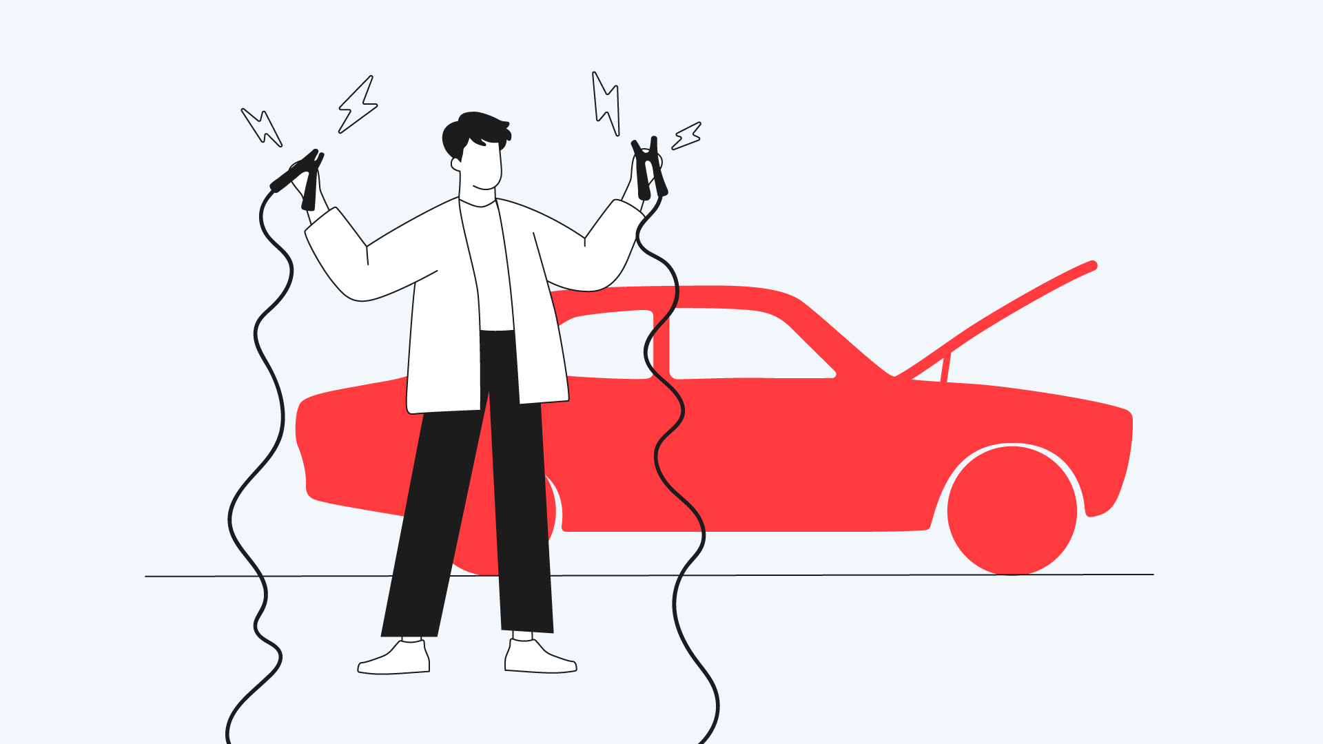 How to jump start a car with jump leads or a booster pack