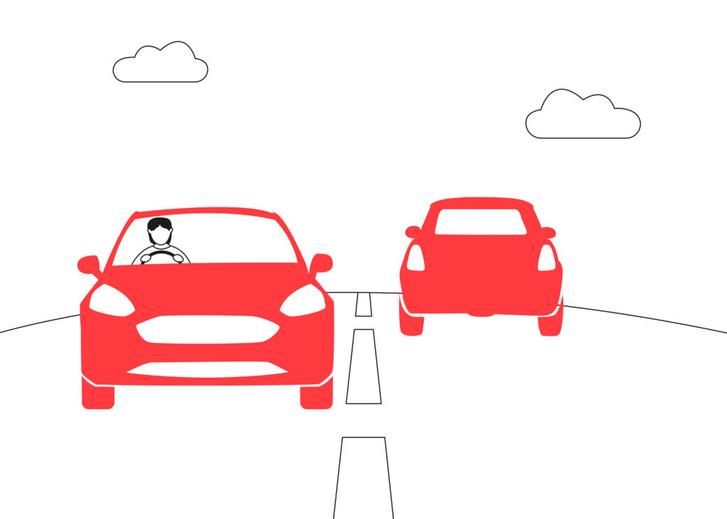 Driving on the right-hand side of the road in Europe - right-hand drive car in Europe