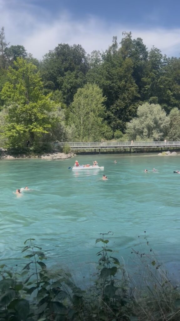 Image of a river in Switzerland - magical seven day road trip Switzerland