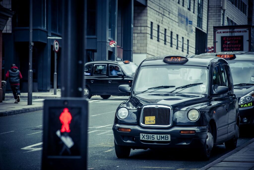 Taxis in Liverpool, UK