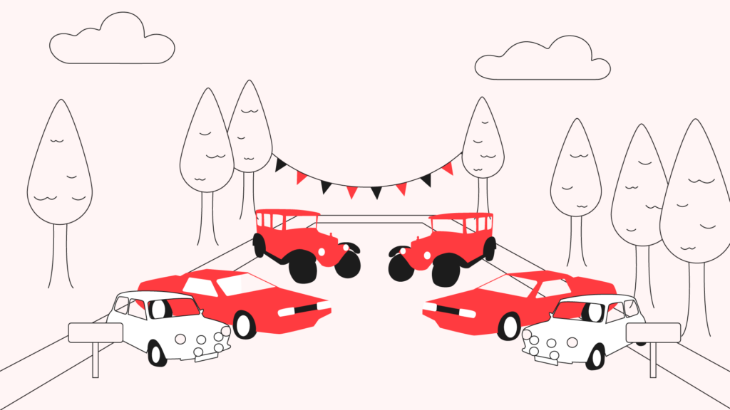 Illustration of classic car shows in northern ireland